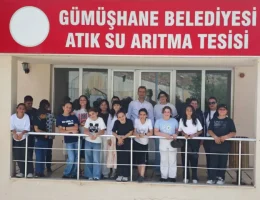 Atatürk İlkokulu Öğrencilerinden Gümüşhane Belediyesi Atık Su Arıtma Tesisine Teknik Gezi