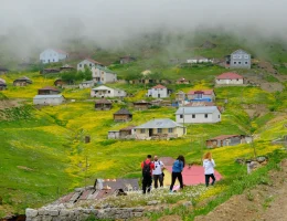 Çiçek Tarlasına Dönüşen Gümüşhane Yaylaları Hayran Bıraktı