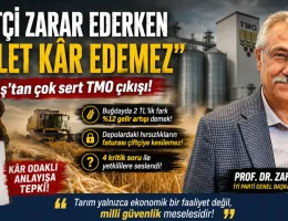 Çiftçi Zarar Ederken Devlet Kâr Edemez diyen Ulutaş’tan çok sert TMO çıkışı!