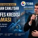 GTSO Başkan Adayı Cihan Canlı’dan TOBB Nefes Kredisi Açıklaması