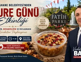 Gümüşhane Belediyesi Fatih Parkı’nda Aşure Etkinliği Düzenleyecek
