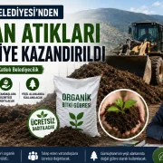Gümüşhane Belediyesi kurban atıklarını ekonomiye kazandırdı