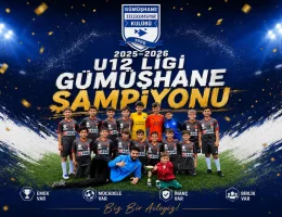 Gümüşhane Telekomspor U12 Ligi’nde Şampiyonluğunu İlan Etti