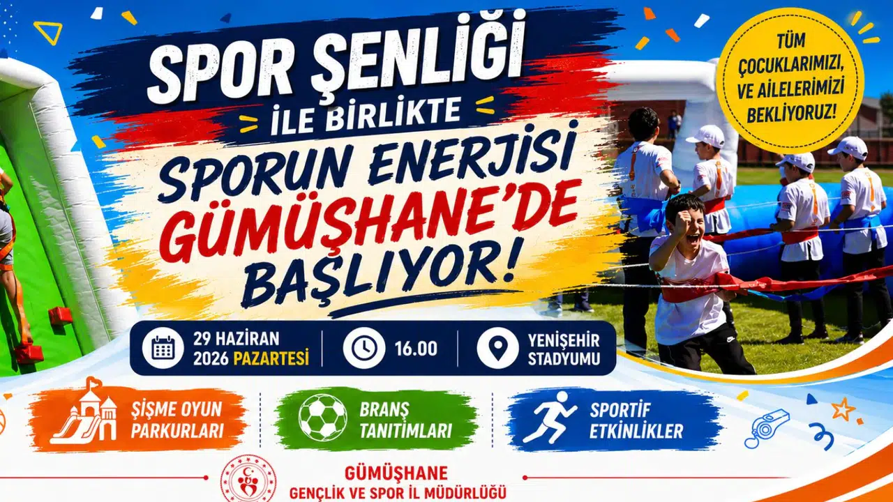 Gümüşhane Yenişehir Stadyumu Büyük Spor Şenliğine Ev Sahipliği Yapacak