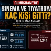 Gümüşhane’de Geçen Yıl Kaç Kişi Sinema ve Tiyatroya Gitti? İşte O Rakamlar