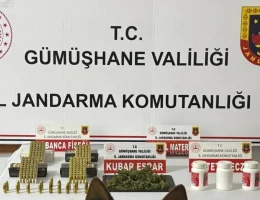 Gümüşhane’de Jandarmadan Uyuşturucu ve Mühimmat Operasyonu