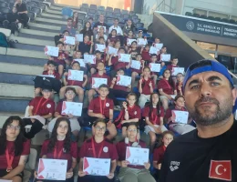 Trabzon’daki Dev Havuzda Gümüşhane Rüzgarı Esti: 45 Sporcuyla Çıkarma Yaptılar!