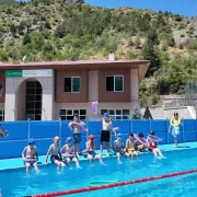 Çocuklara Ücretsiz Yüzme Eğitimi Başladı