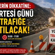 Cumartesi Günü O Yol Trafiğe Kapatılacak!