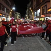 Gümüşhane Tek Yürek Oldu! 15 Temmuz’da Binlerce Kişi Meydanlarda Buluştu