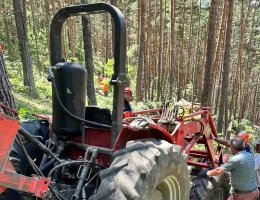 Gümüşhane’de traktörün altında kalan orman işçisi hayatını kaybetti