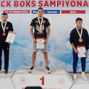 Gümüşhane’ye Türkiye İkinciliği Gururu: Orhan Aktaş Kürsüde