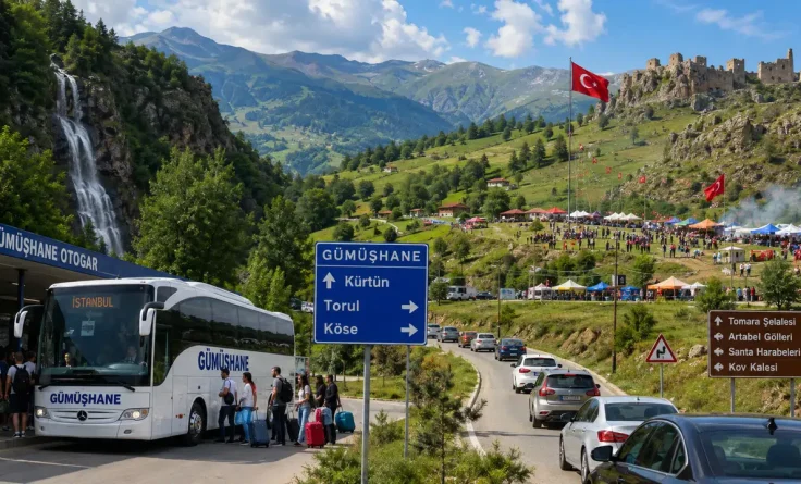 Ağustos’ta Yollar Gümüşhane’ye Dönüyor: Otogarda Hareketlilik Arttı