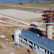 Gümüşhane-Bayburt Havalimanı’nda yüksekten düşen işçi kurtarılamadı