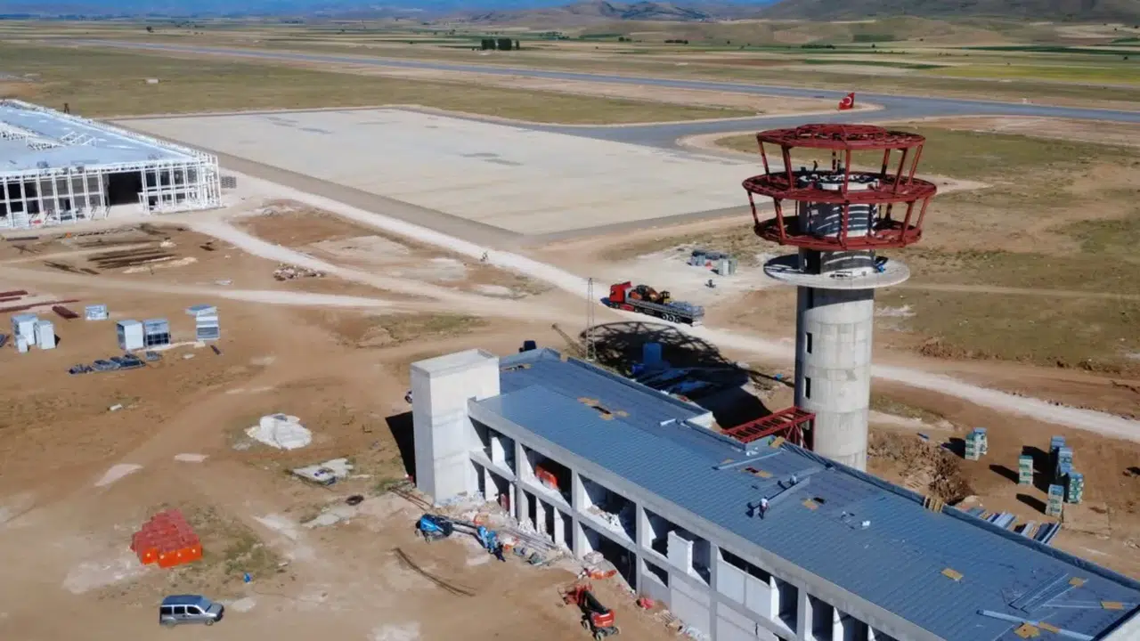 Gümüşhane-Bayburt Havalimanı’nda yüksekten düşen işçi kurtarılamadı