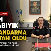 Gümüşhaneli Teğmen Canan Kocabıyık Aydıncık İlçe Jandarma Komutanı Oldu