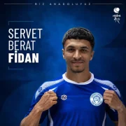 Köseli Genç Millî Futbolcu Servet Berat Fidan, Yeni Sezonda Eskişehir Anadolu SF Forması Giyecek