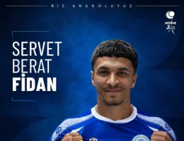 Köseli Genç Millî Futbolcu Servet Berat Fidan, Yeni Sezonda Eskişehir Anadolu SF Forması Giyecek