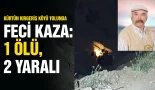 Kürtün Kırgeriş Köyü Yolunda Feci Kaza: 1 Ölü, 2 Yaralı