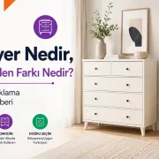 Şifonyer Nedir, Komodinden Farkı Nedir? Çekmeceli Saklama Mobilyası Rehberi