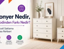 Şifonyer Nedir, Komodinden Farkı Nedir? Çekmeceli Saklama Mobilyası Rehberi