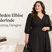Büyük Beden Elbise Kombinlerinde Kalıp ve Kumaş Dengesi