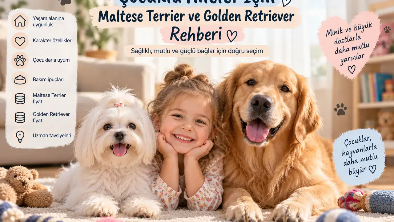 Çocuklu Aileler İçin Maltese Terrier ve Golden Retriever Rehberi