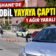 Gümüşhane’de Otomobil Yayaya Çaptı: 1 ağır yaralı