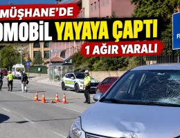 Gümüşhane’de Otomobil Yayaya Çaptı: 1 ağır yaralı