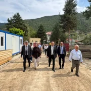 Milletvekili Küçük Torul Devlet Hastanesi Ek Bina İnşaatını Yerinde İnceledi