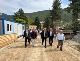 Milletvekili Küçük Torul Devlet Hastanesi Ek Bina İnşaatını Yerinde İnceledi