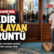 Kemaliye Camii’nde Takdir Toplayan Görüntü
