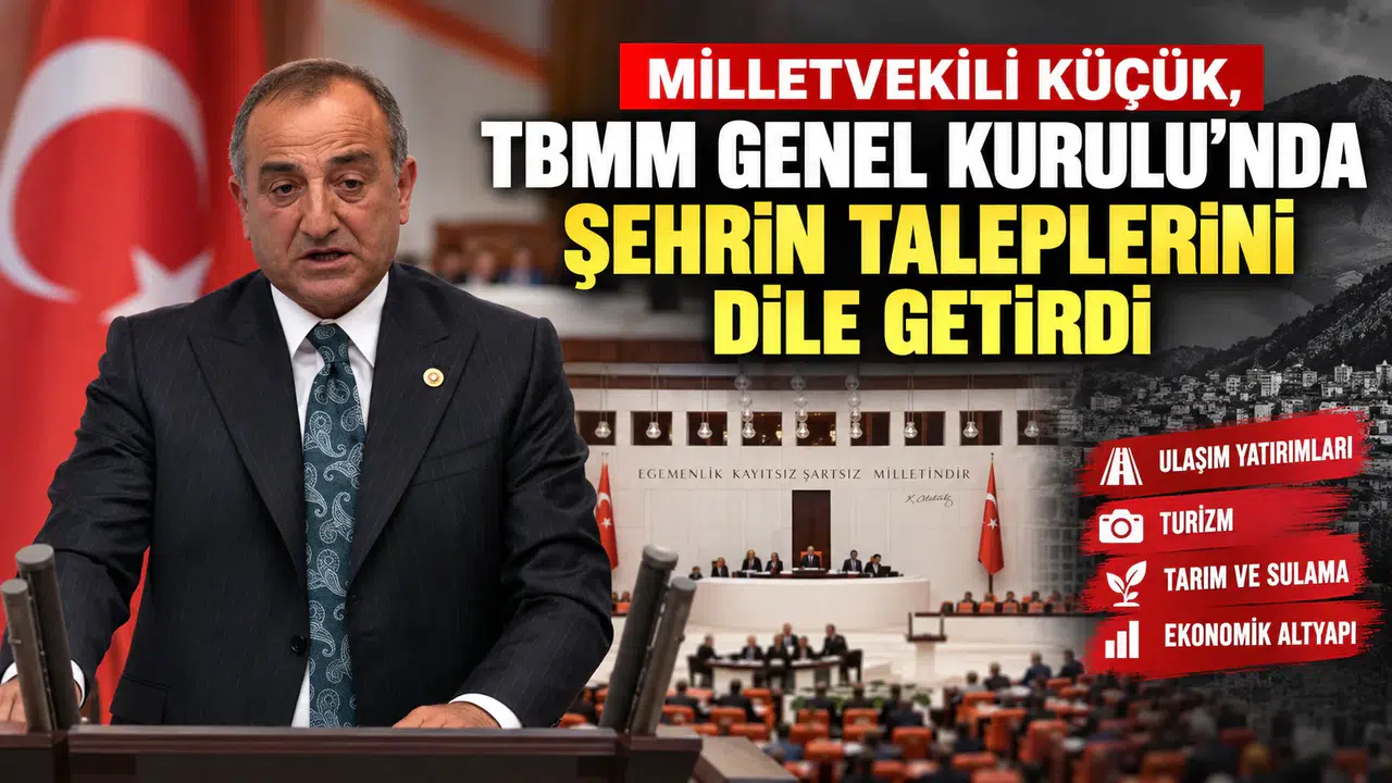 Milletvekili Küçük, TBMM Genel Kurulu’nda Gümüşhane’nin taleplerini dile getirdi